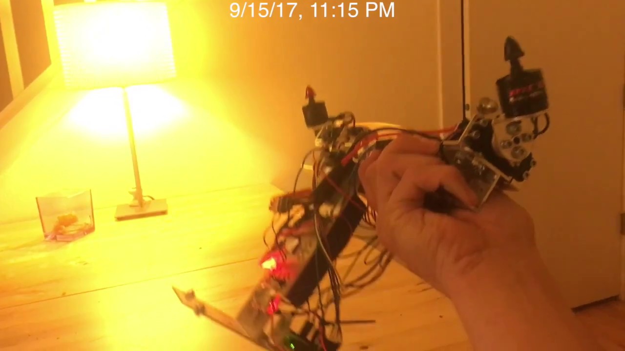 Arduino Bicopter and scratch-written flight controller