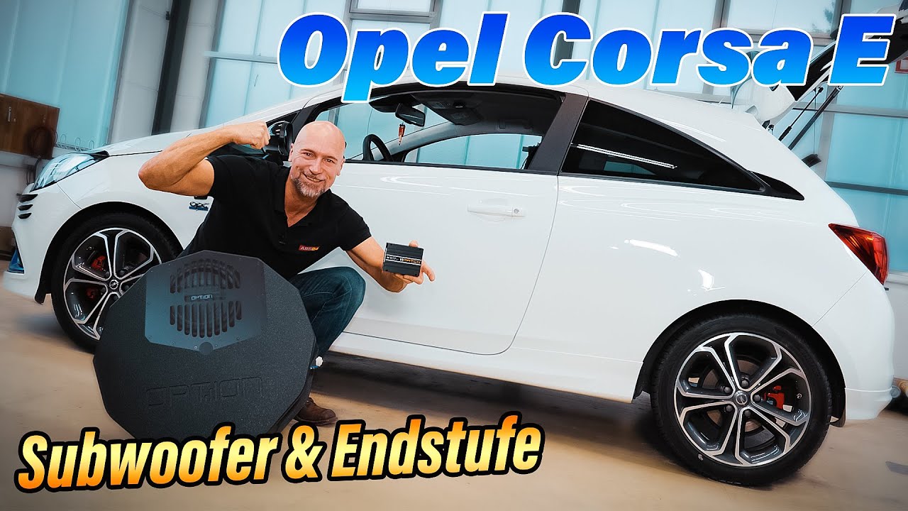 Opel Corsa E | Install subwoofer / DSP amplifier | ARS24