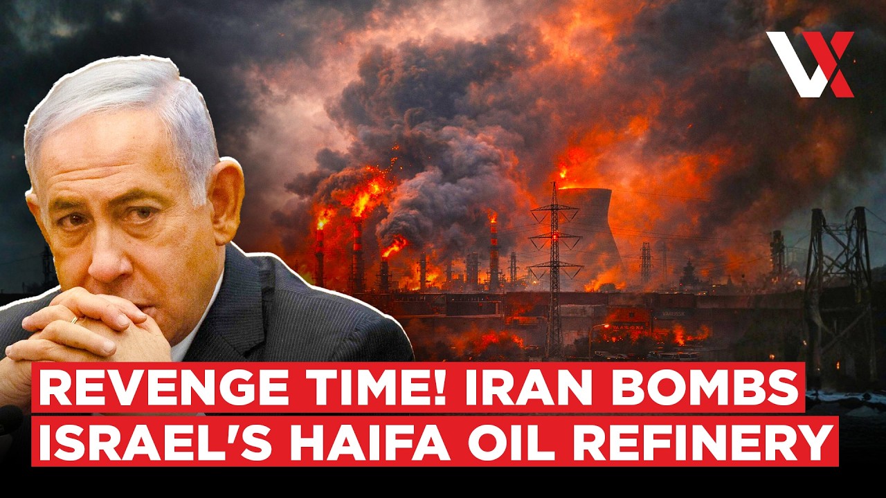 Iran's Missiles Pound Haifa Bazan Oil Refinery After Israeli Strike On South Pars Gas Field | VERTEX