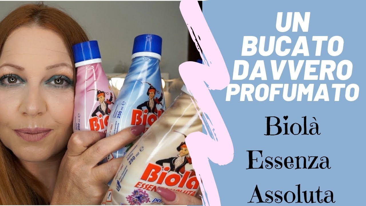 Il bucato profumato come non lo avete mai sentito! Biolà Essenza Assoluta!