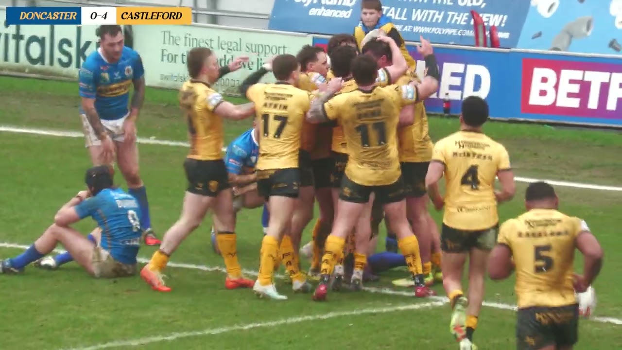 Highlights: Doncaster RLFC 0 Castleford Tigers 14