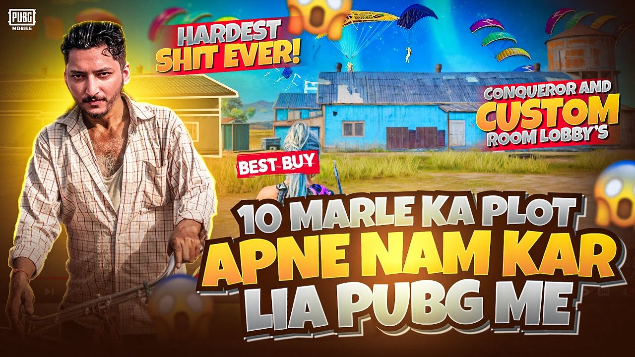 Every Pubg Player Should Do This Hardest Shit😒| 10 Marla Plot In Pubg | Pubg Mobile | How Brand
