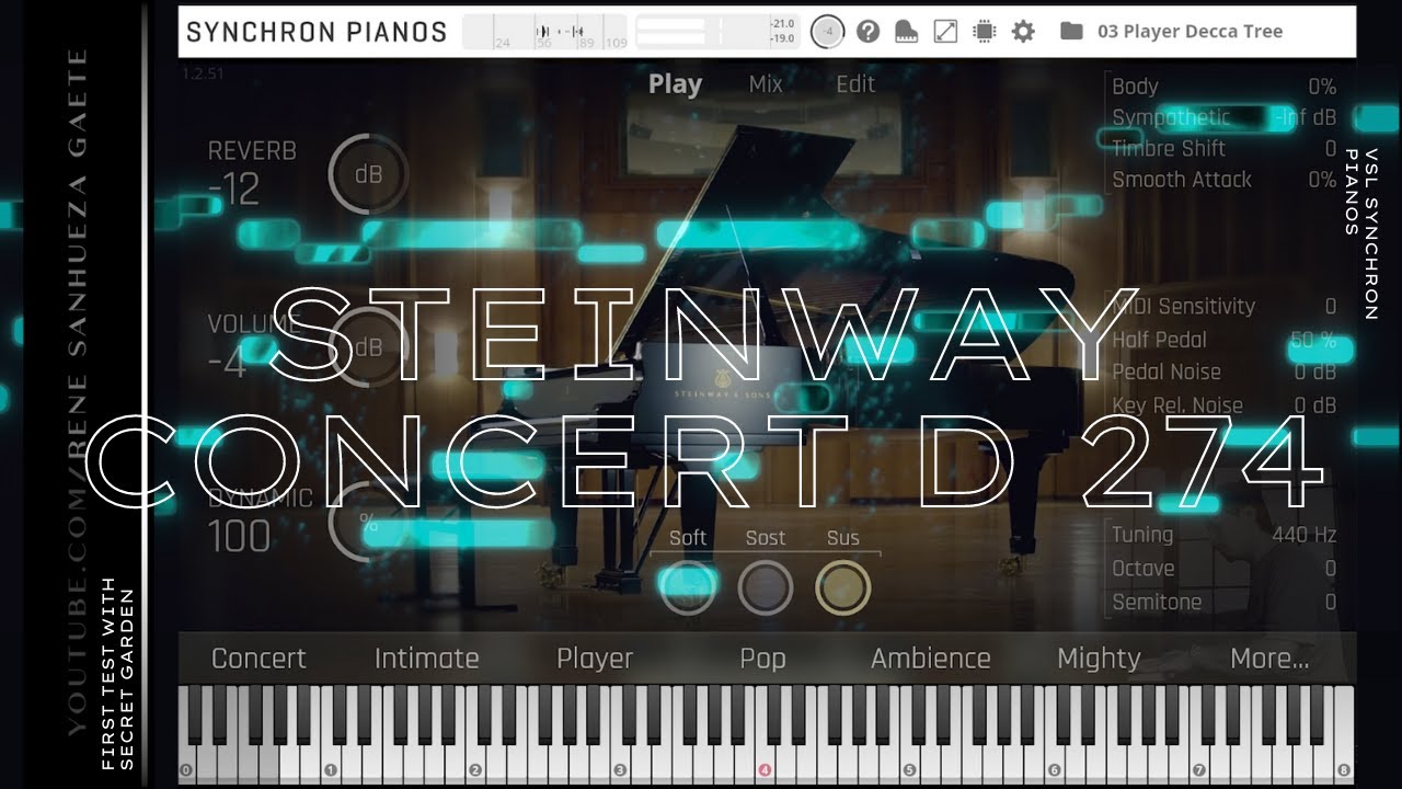 VSL Synchron Steinway Concert D 274 First Test with Secret Garden