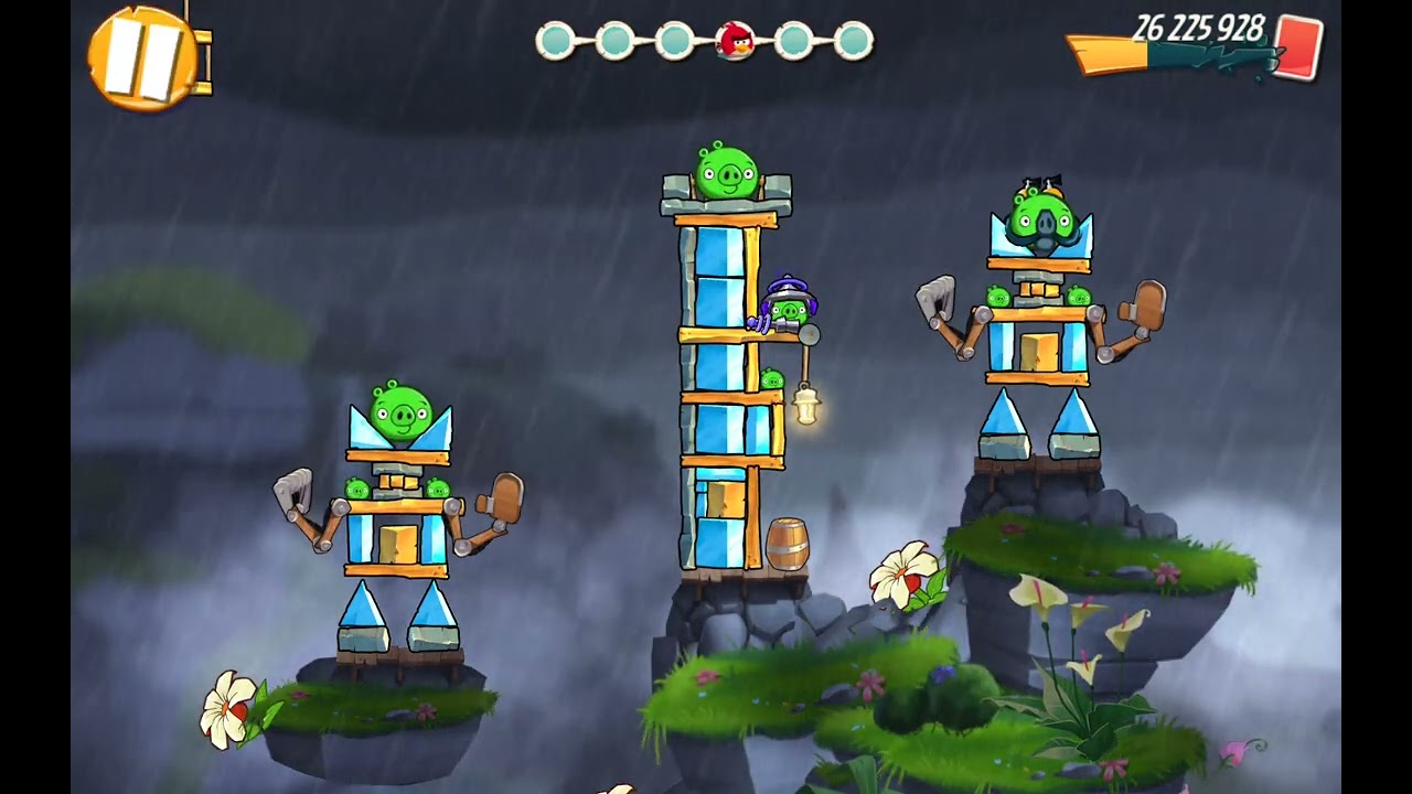 Angry birds 2. Разгром реда . Босс в мыльном пузыре !