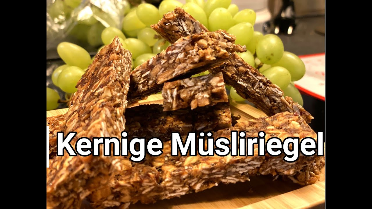 Müsliriegel deluxe: Selbstgemacht, kernig, ohne Zucker - pure Glückseligkeit