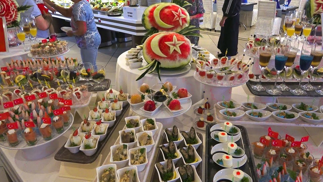 Restaurant of Porto Bello Hotel in Antalya (Dinner Buffet)
