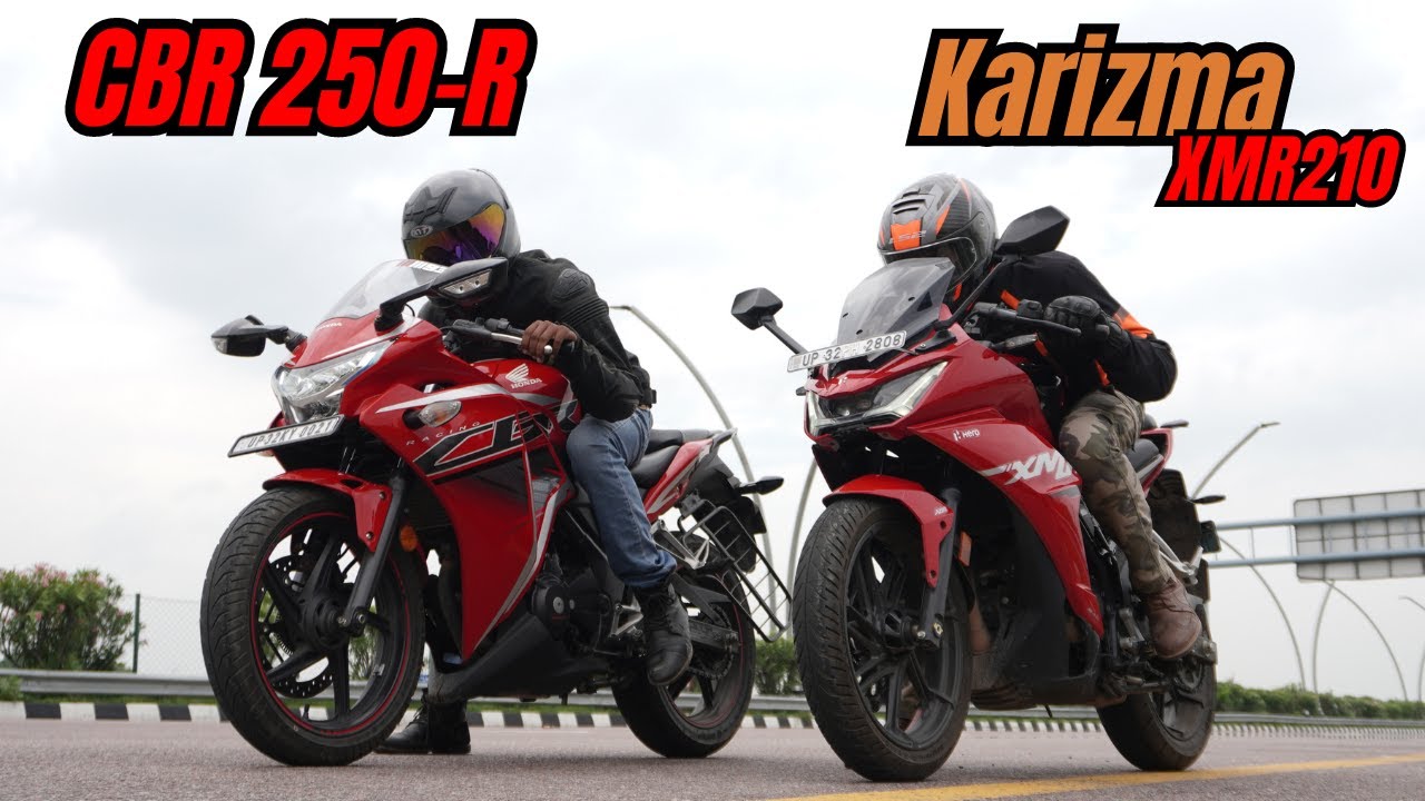 CBR 250R vs Karizma XMR 210 Drag Race