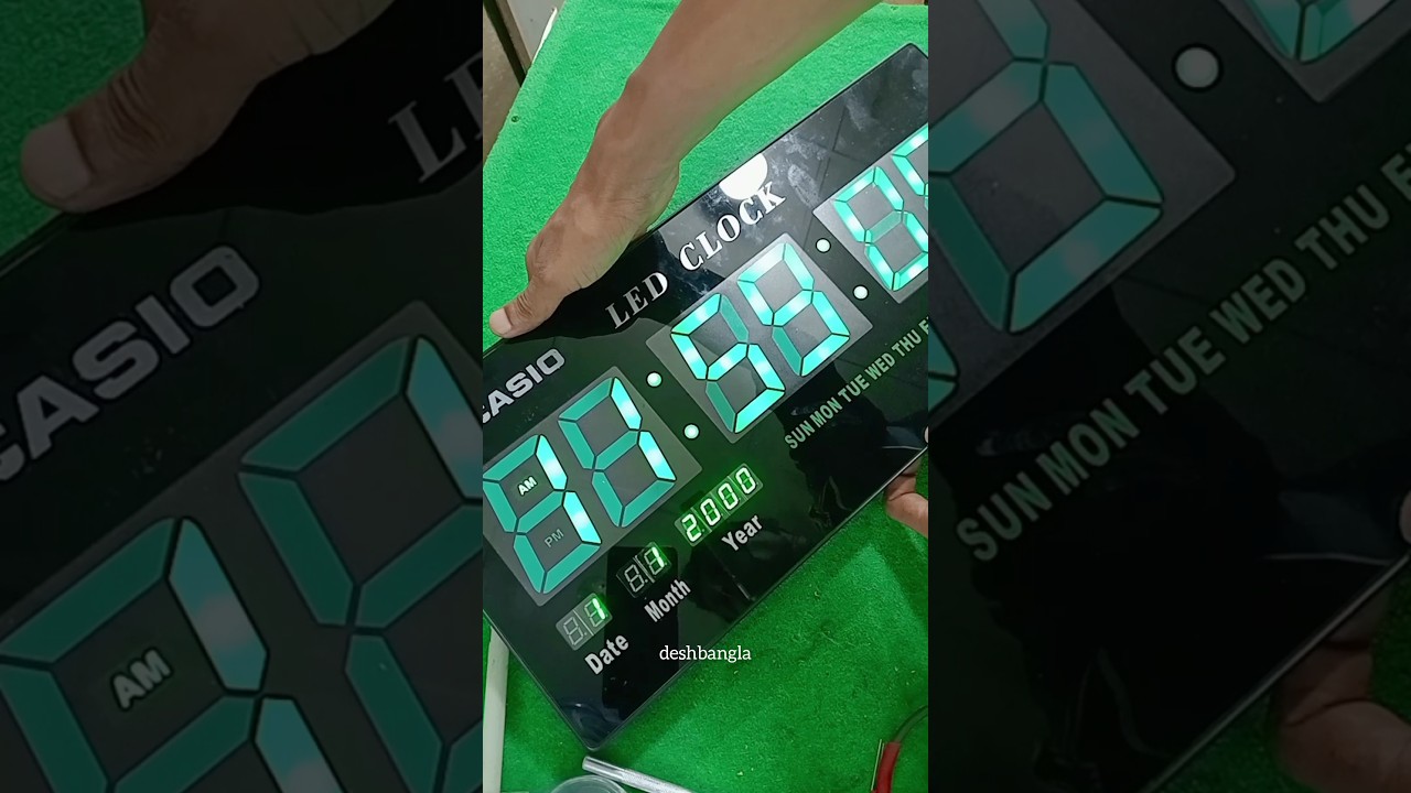 digital clock time slow problem#repair #digitalclock #digitalledclock #watchrepair