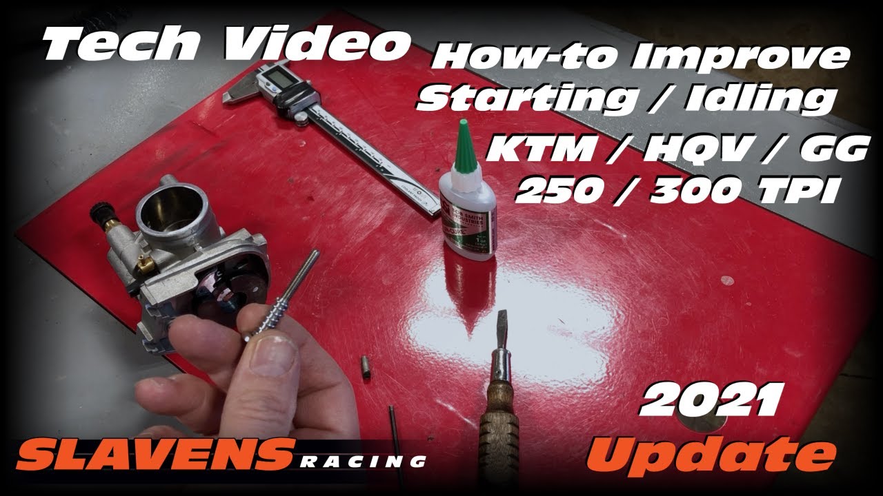 (2021 Update) How to Improve Starting Idling KTM HQV GG 250 300 TPI