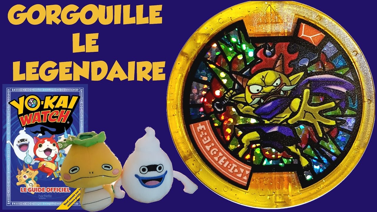 MÉDAILLON LÉGENDAIRE GORGOUILLE et GUIDE OFFICIEL HACHETTE