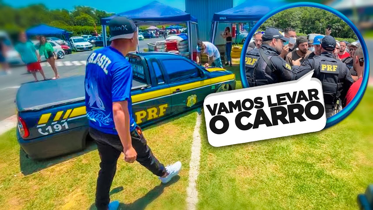 O EXATO MOMENTO QUE PRENDERAM A SAVEIRO DA PRF 😭 DEU RUIM PÁTIO