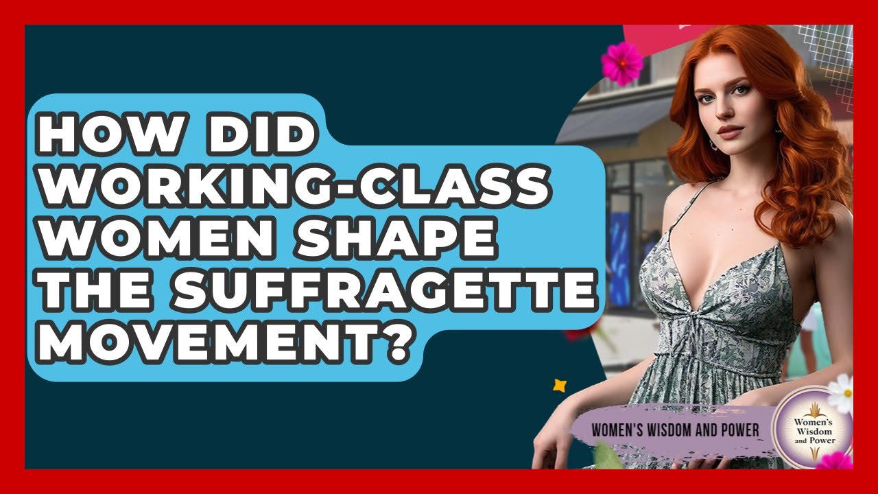 How Did Working-class Women Shape The Suffragette Movement? - Womens Wisdom and Power