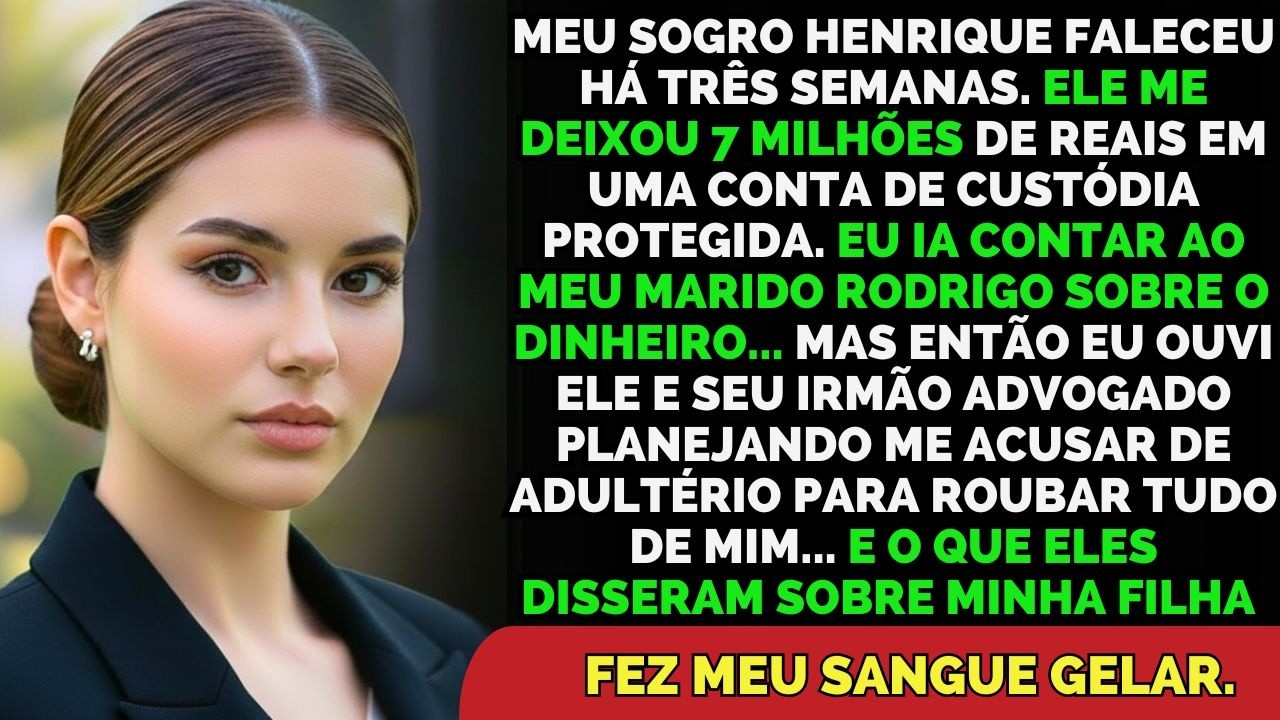 Recebi 7 Milhões Do Meu Sogro Após Seu Funeral — E Ouvi Meu Marido E Amante Dele Planejando Me...
