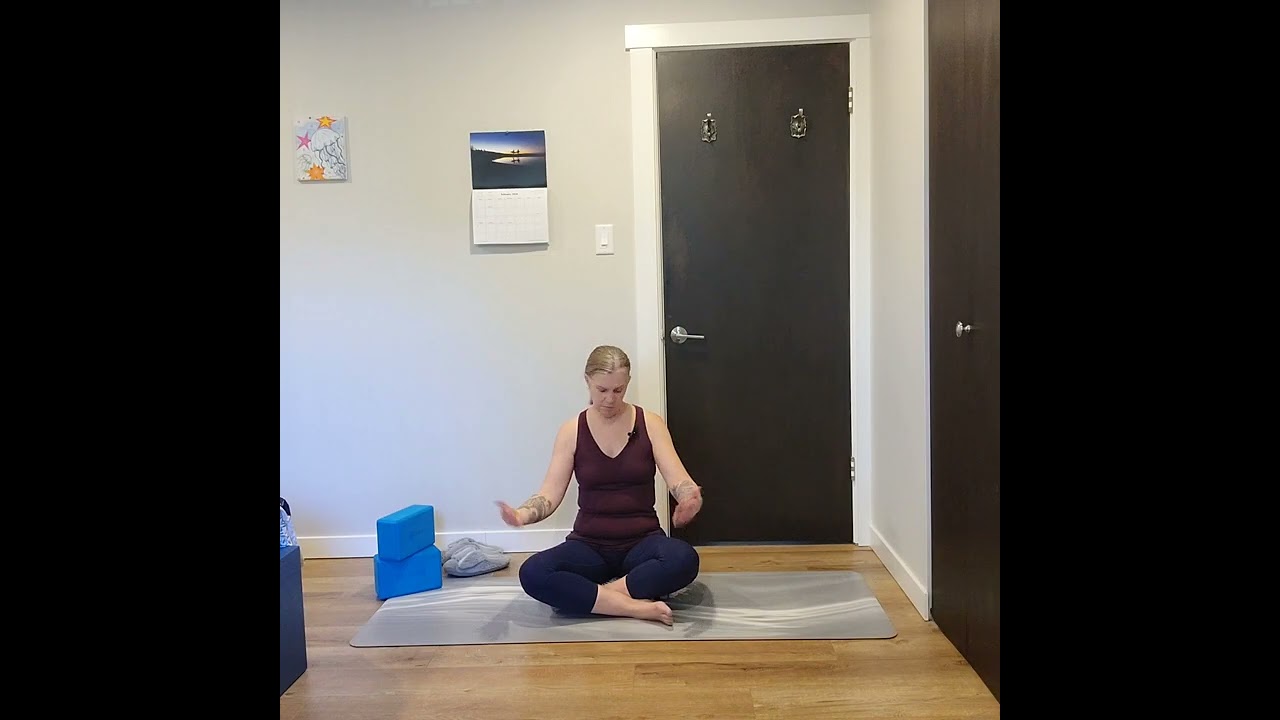 10 MInute Neck Stretch. Suitable for all levels,  no props needed