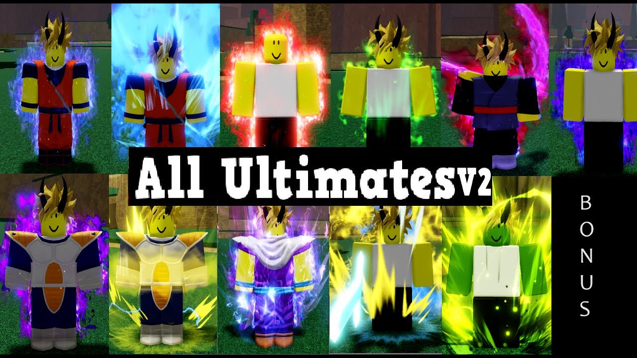 ALL ULTIMATES IN Z BATTLEGROUNDS V2 #zbattlegrounds