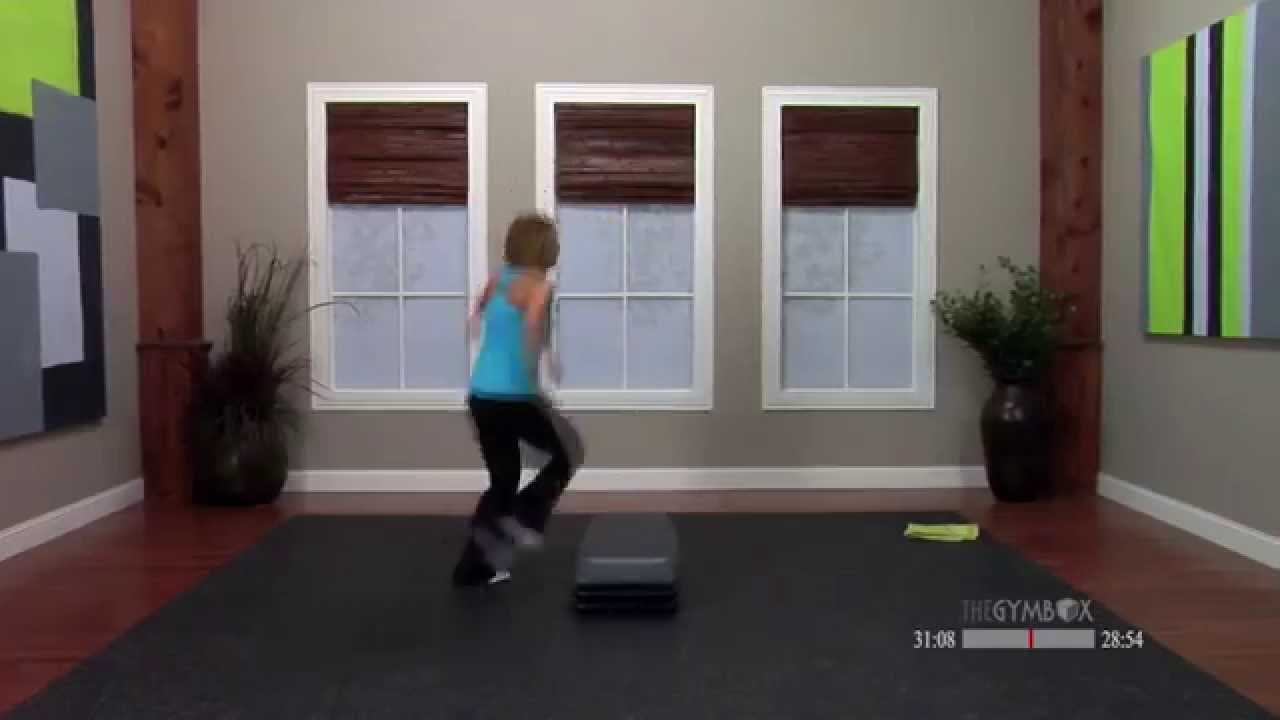 Step aerobics great choreography with Ashli - 60 Minutes