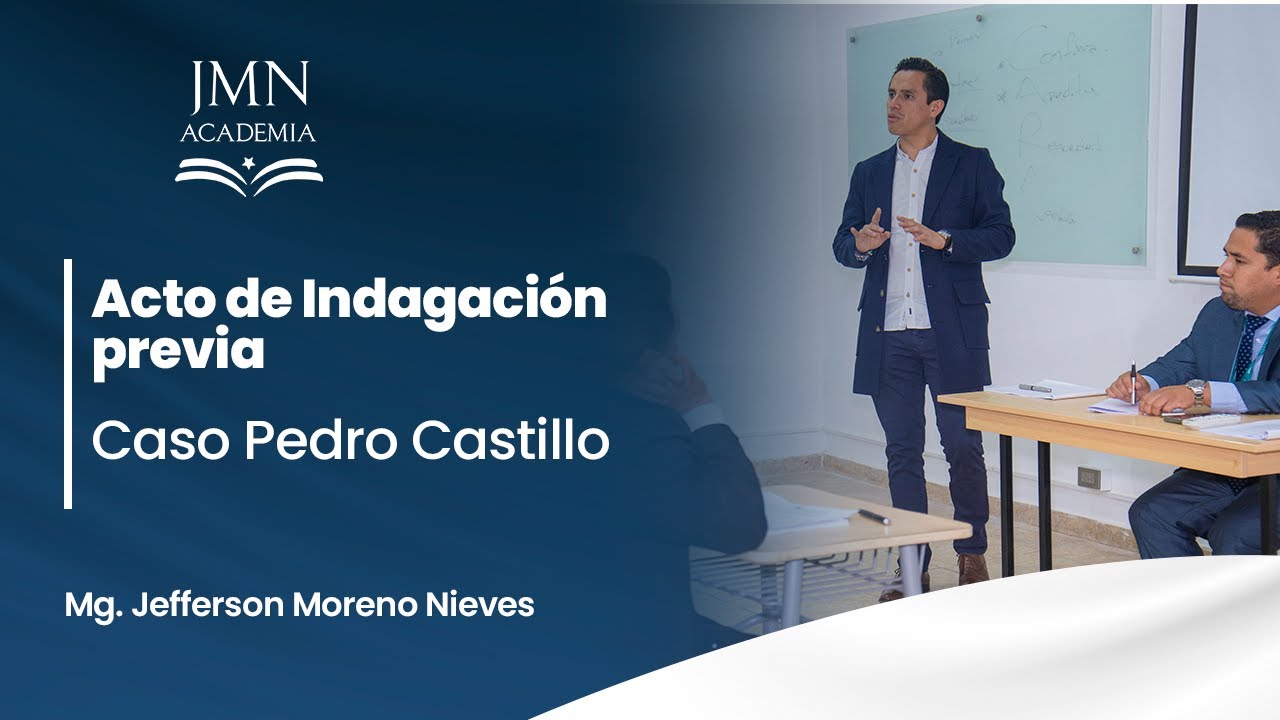 Actos de indagación previa - Jefferson Moreno