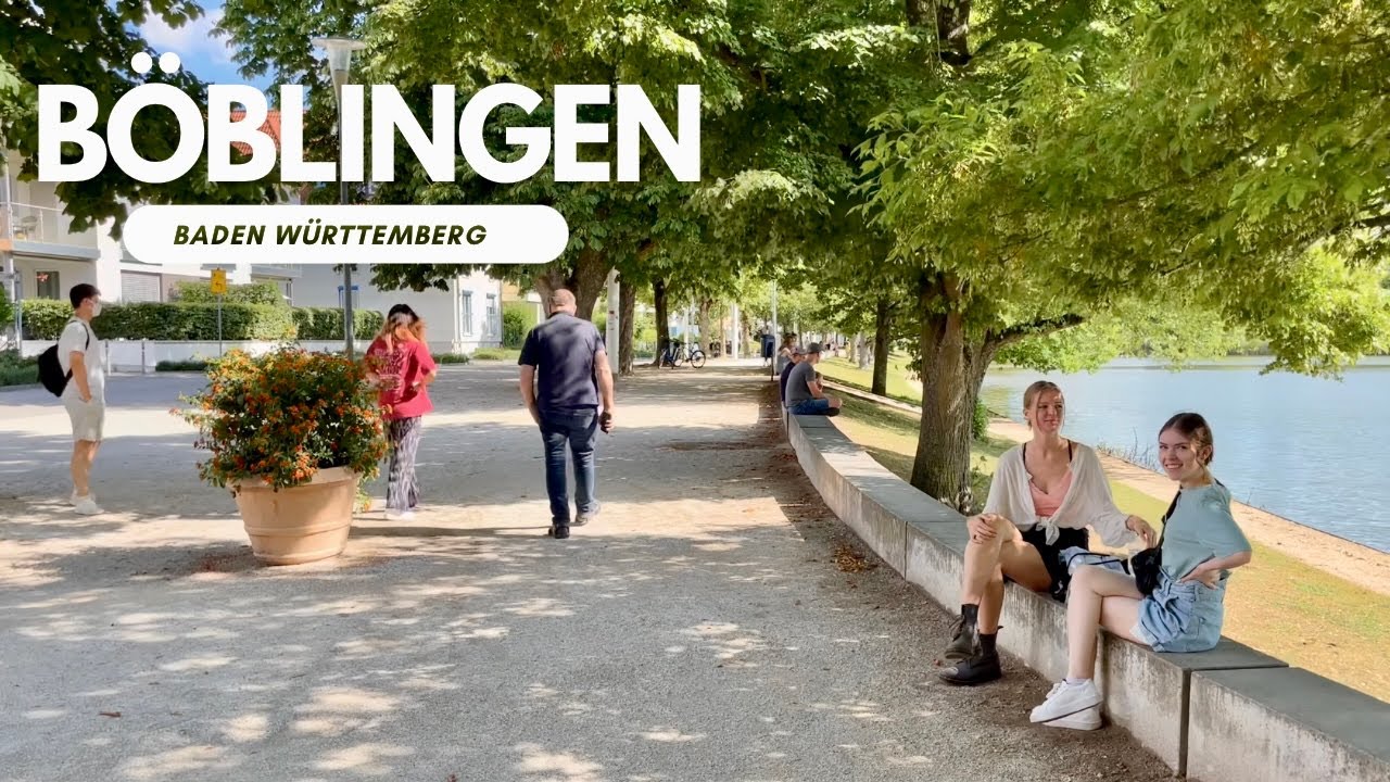 [4K] Böblingen Germany 🇩🇪 | City Center Walk 🚶‍♂️