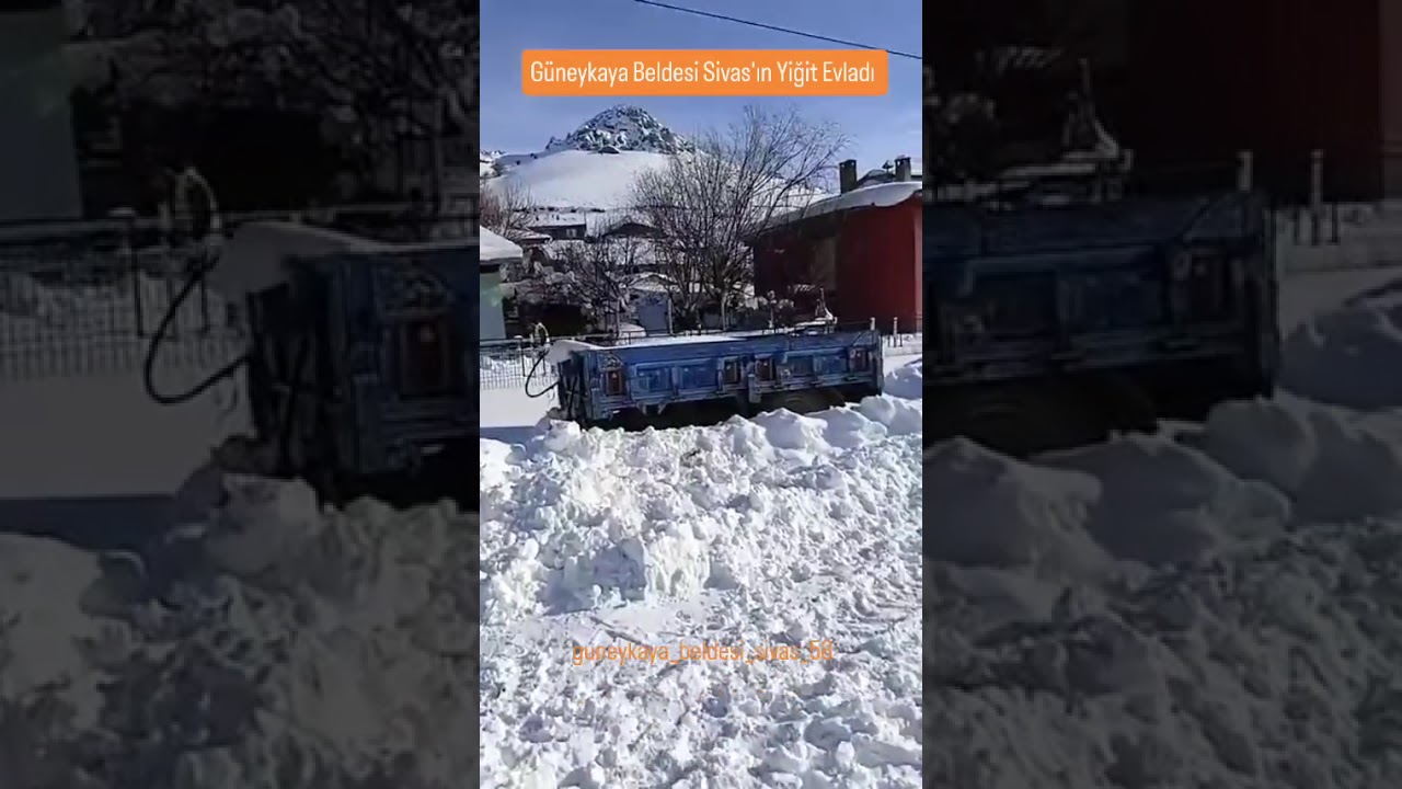 G&uuml;neykaya Beldesi 298 - G&uuml;neykaya Beldesi Sivas'ın Yiğit Evladı Karlar i&ccedil;erisinde. 04.04.2026