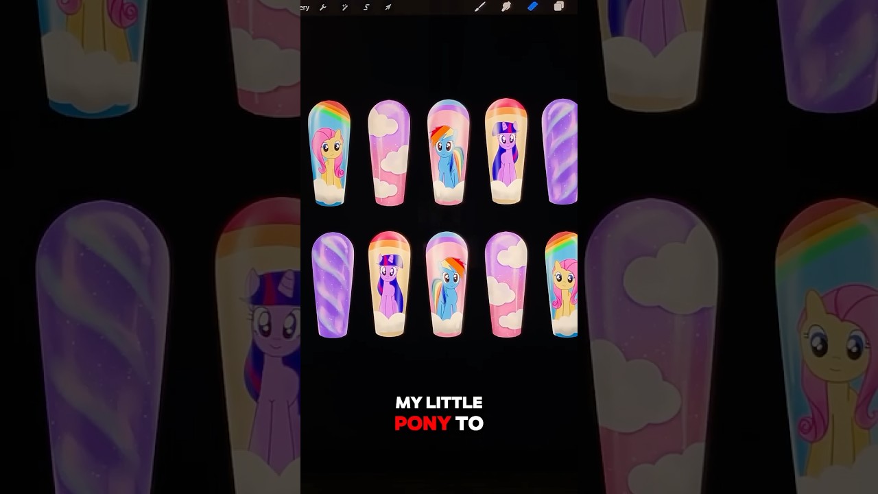 Top My Little Pony Nail Art Ideas for Fans | Colorful & Creative Designs 🎨✨