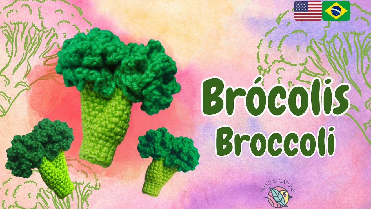 Brócolis | Broccoli | Receita/Pattern | Amigurumi - Passo a Passo