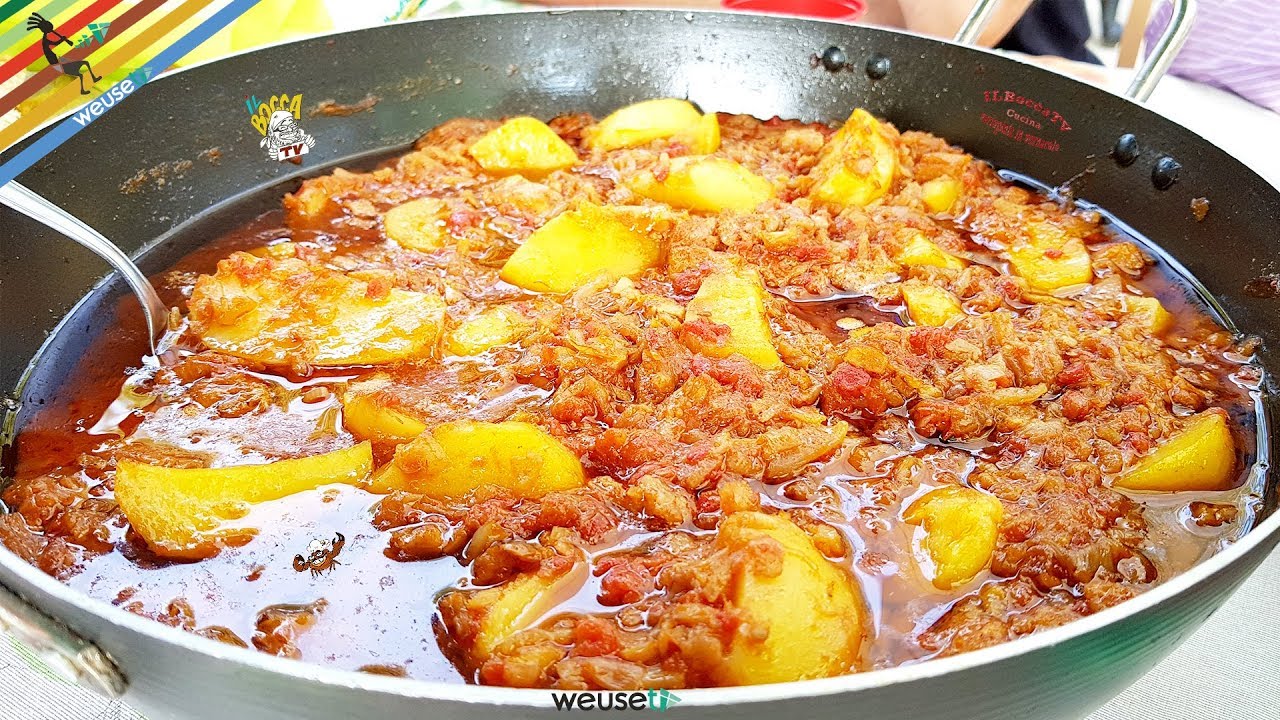 100 - Stoccafisso con patate alla livornese..troppo bene mi ci prese!(piatto di pesce saporitissimo)