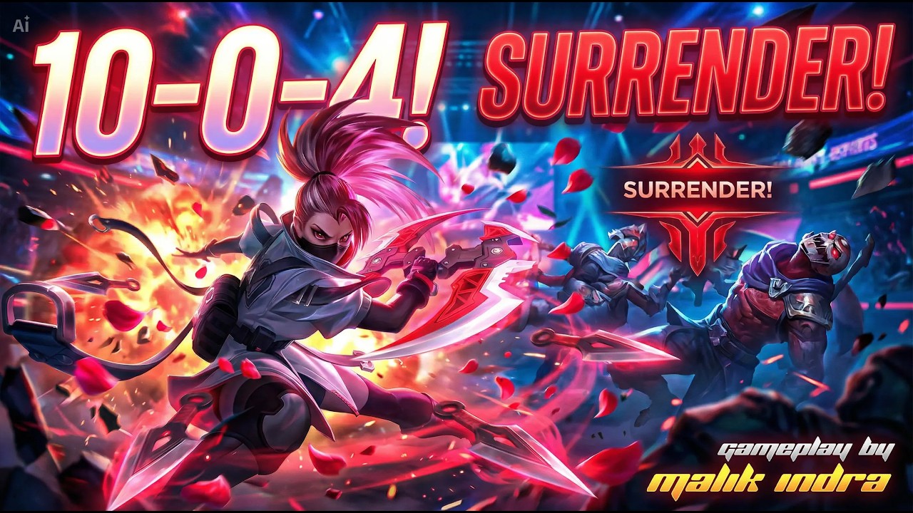 Hanabi 10/0/4 Tanpa Mati! Musuh Sampai Surrender 😱 | Mobile Legends