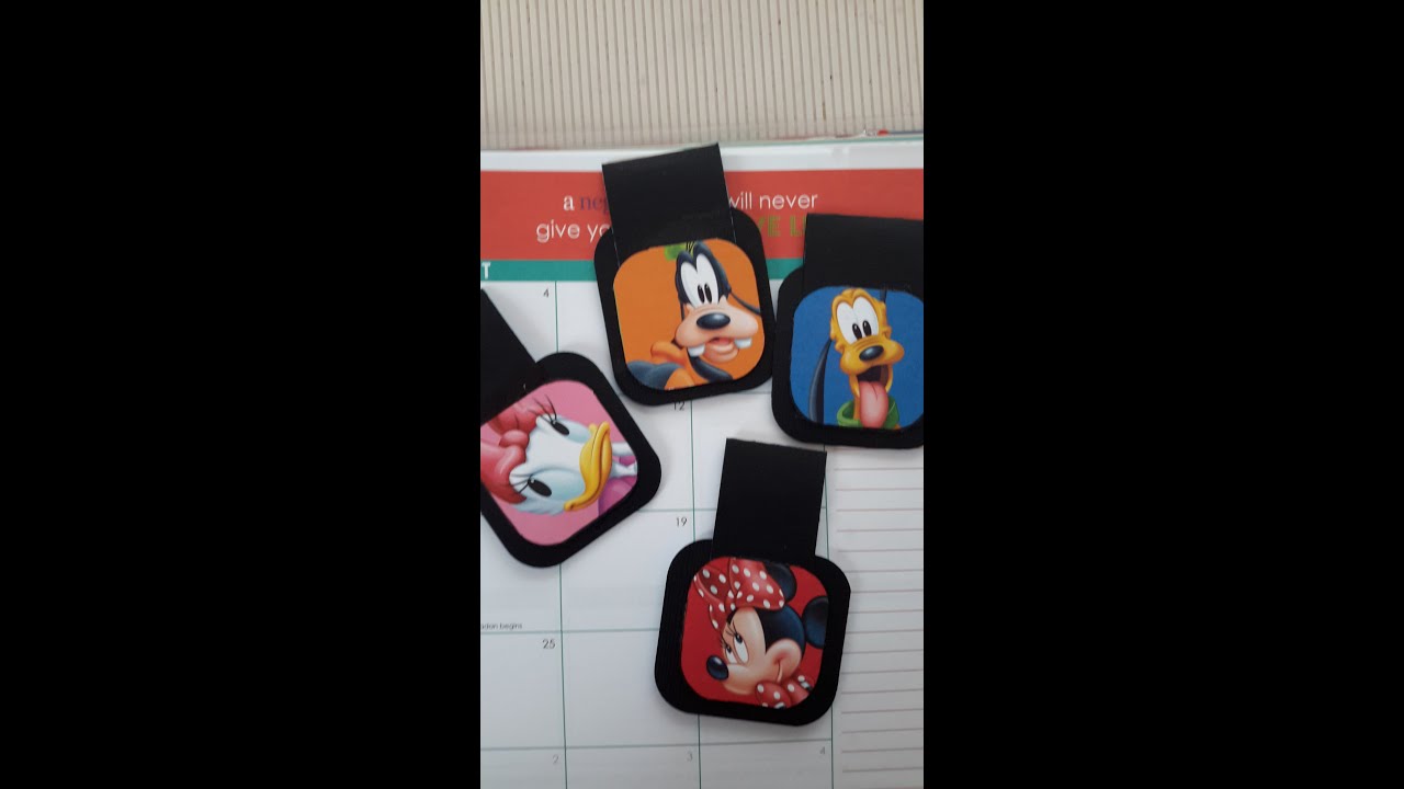 DIY Magnetic Planner Bookmarks