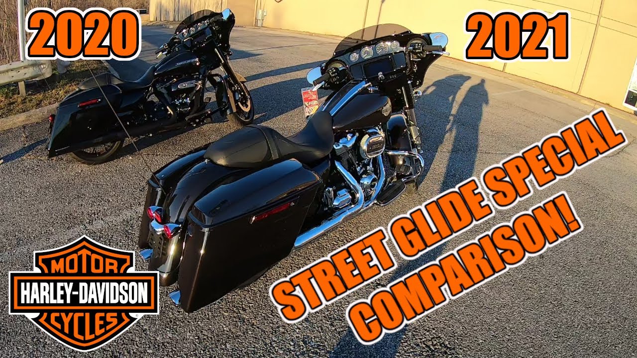 2021 - 2020 STREET GLIDE SPECIAL COMPARISON @ Roanoke Valley Harley Davidson