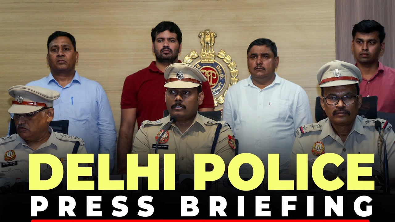 LIVE: Delhi Police by DCP (Outer North District)Hareshwar Swami on three major crime breakthroughs
