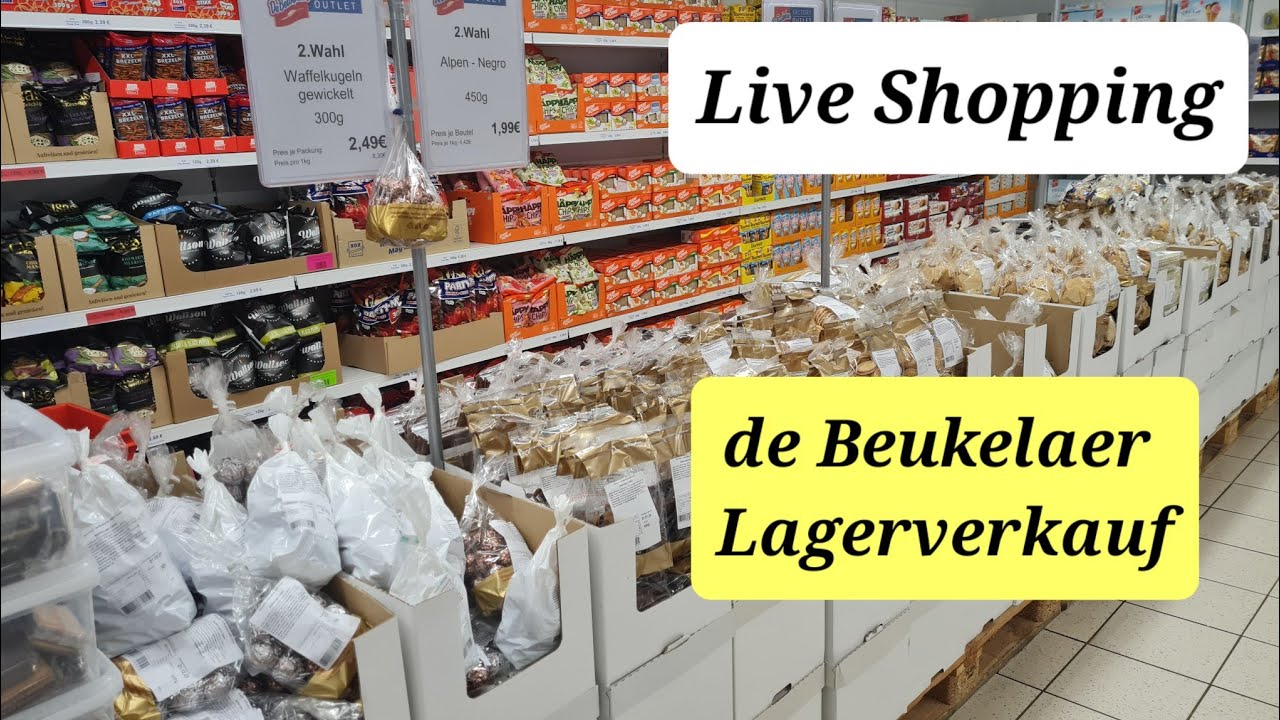 Live Shopping bei de Beukelaer Lagerverkauf