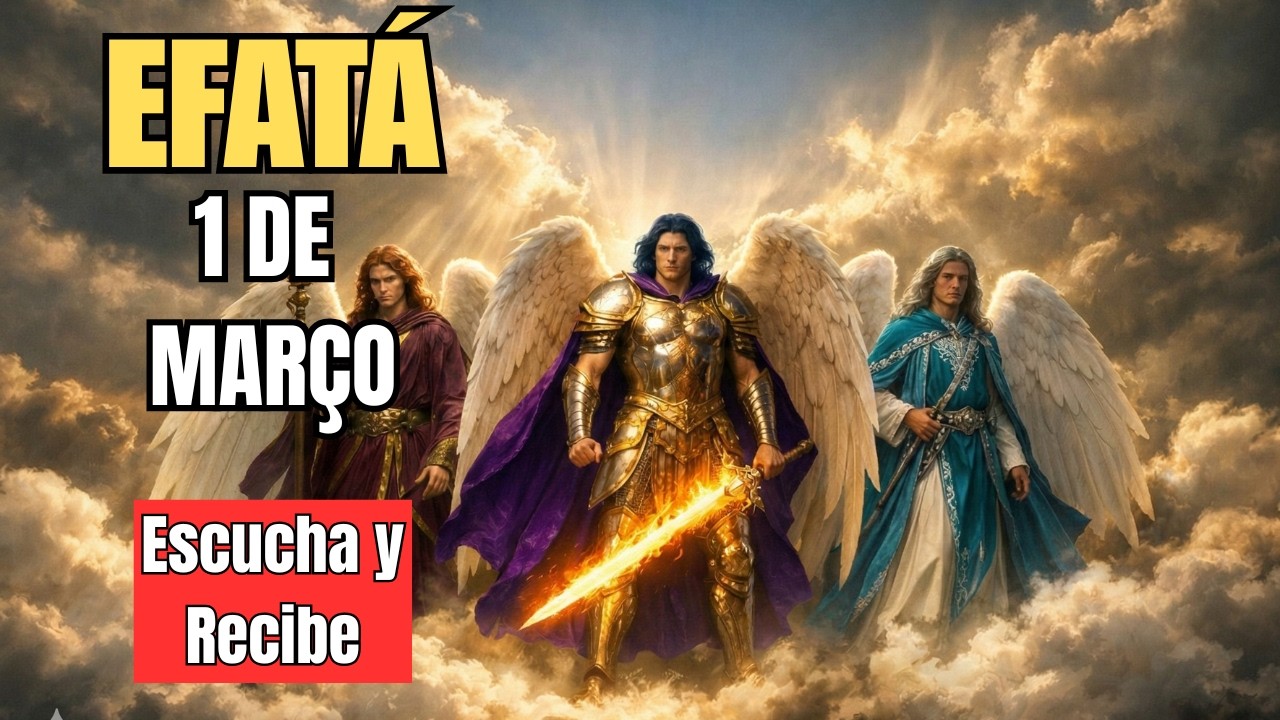 EFATÁ de los 7 Arcángeles — ESCUCHA y MIRA al Enemigo Caer, Dinero Urgente y Protección