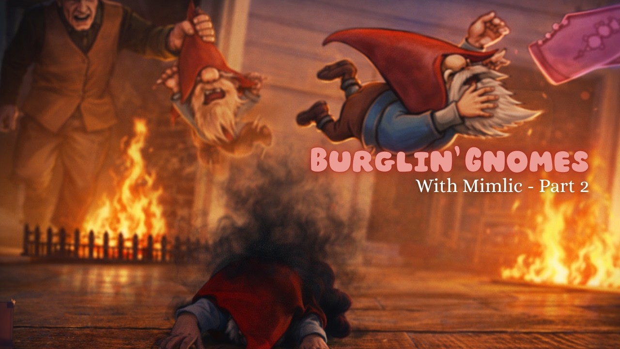 He PUT US IN THE FIREPLACE… Tiny Gnomes vs Armed Homeowner 😭🔥 | Burglin’ Gnomes Part 2