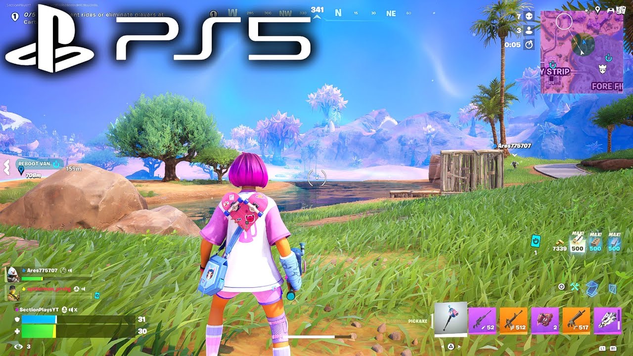 Fortnite Chapter 7 Season 1 PS5 Gameplay