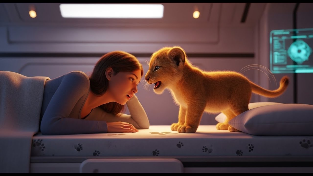 She Opens Her Eyes — Cub's Face Inches Away: “You're Awake! I Missed You!”