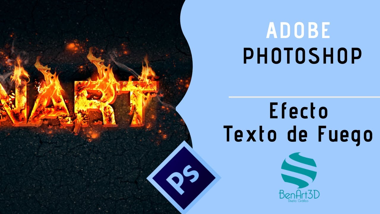 👁️‍🗨️Como hacer el efecto texto de fuego en Photoshop👁️‍🗨️