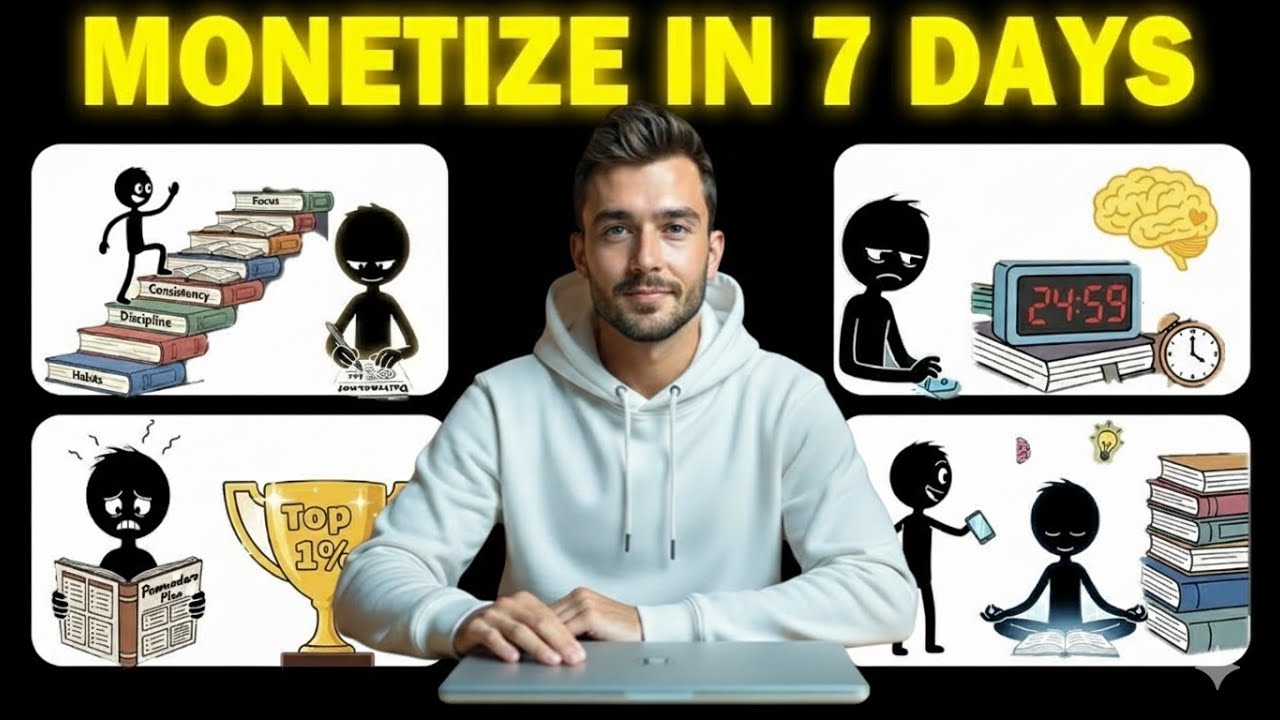 💪 AI Stick Figure Animation Tutorial (Study Motivation story) Animated Study Challenge Using AI Tool