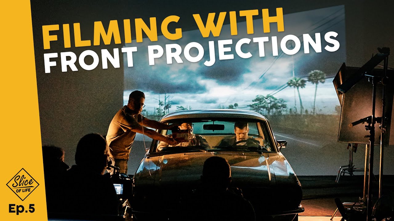 FILMING DAY 1: Front Projections Using a Cheap HD Projector