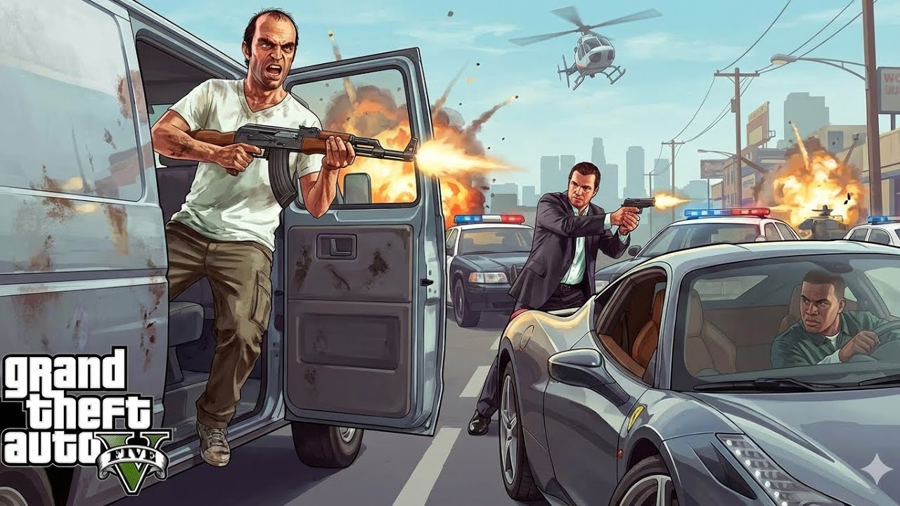 GTA V: Story Mode - قصة الحرامية