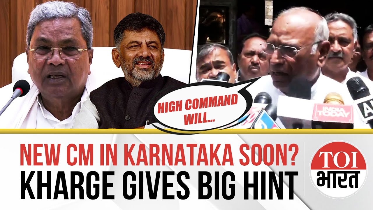 Amid CM Change Buzz In Karnataka, Kharge Gives 'High Command' Hint, Surjewala Meets Congress MLAs