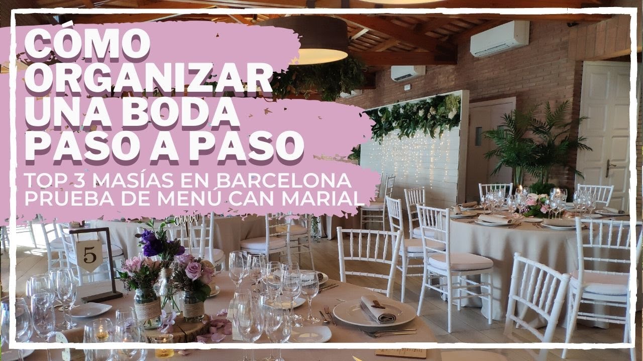 Prueba de menú🍰 Can Marial y TOP 3 masias para bodas en Barcelona 💒