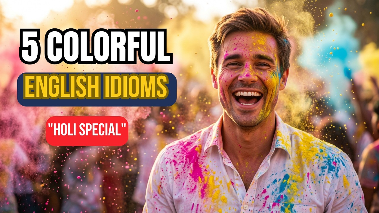 PL3-L1  | Holi Festival 🌈 – 5 Colorful Expressions in English
