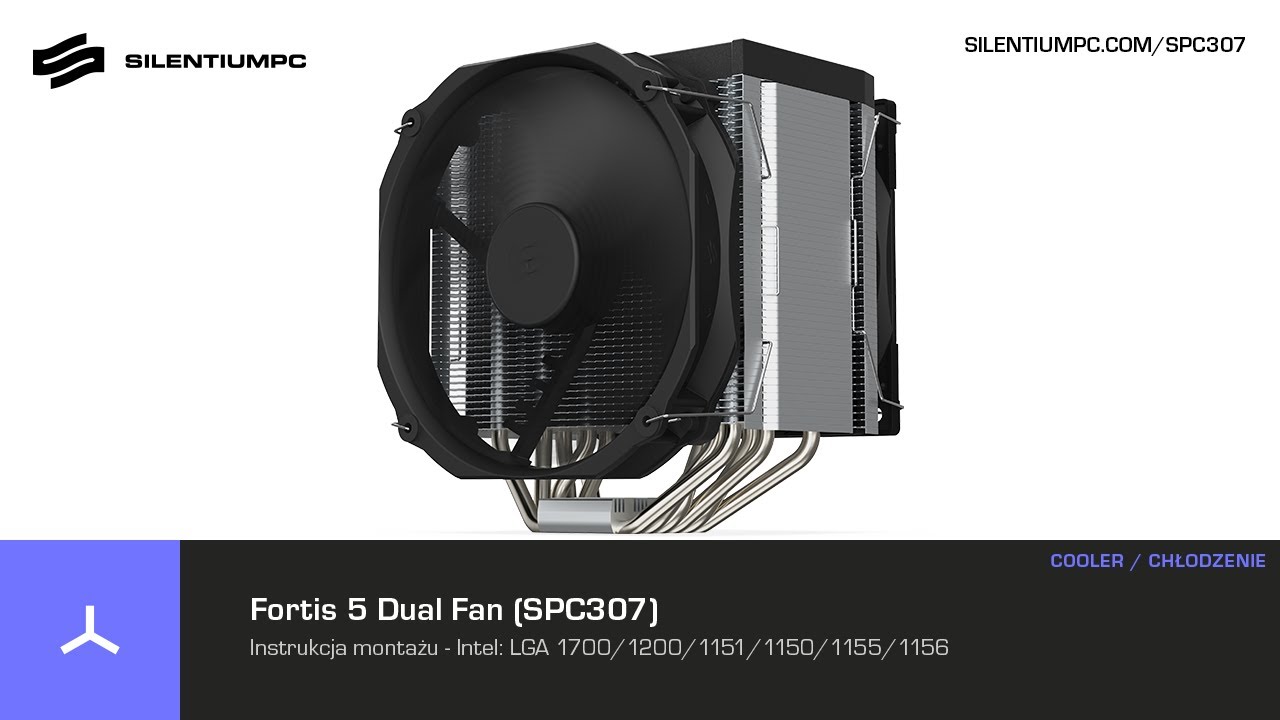 Fortis 5 Dual Fan (SPC307) - Instrukcja obsługi - Intel
