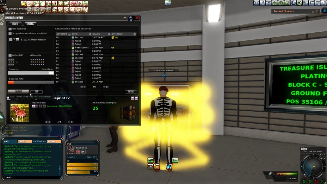 Explosive Projectiles HOF 5,3 k Ped