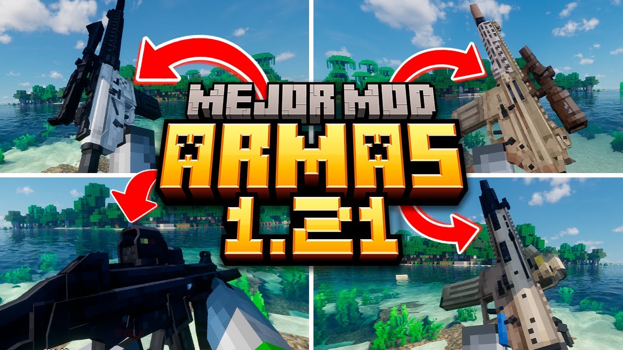 El MEJOR Mod De ARMAS REALISTAS Para MINECRAFT JAVA! (1.21 - 1.20) *Vic's Point Blank*