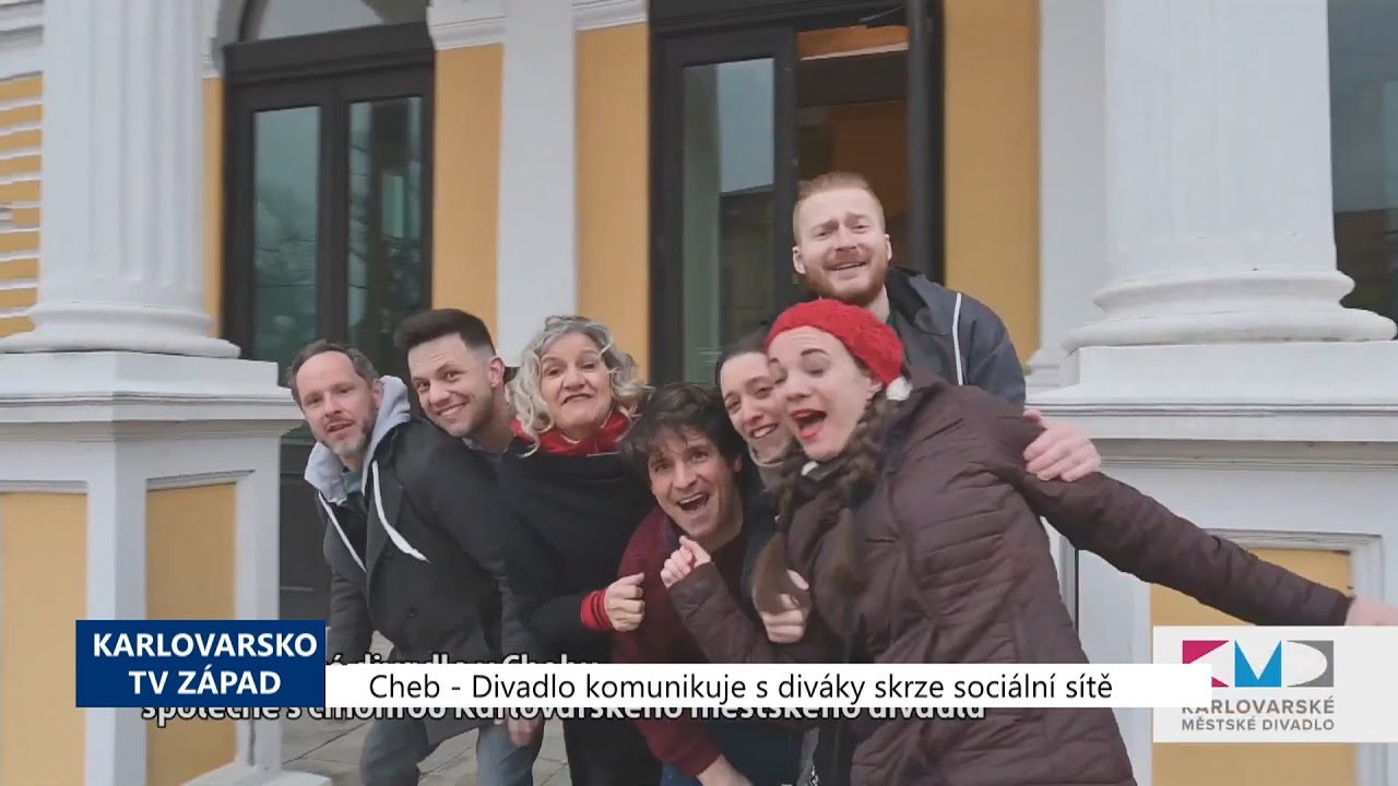 Cheb: Divadlo komunikuje s diváky skrze sociální sítě (TV Západ)