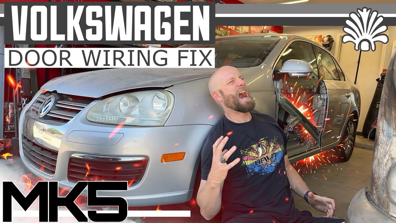 Проблема с проводкой двери Volkswagen MK5