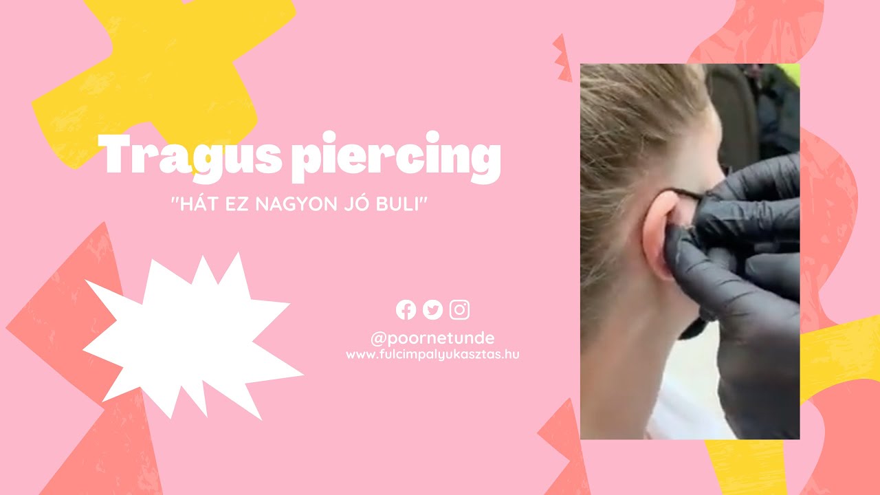 Tragus piercing - 