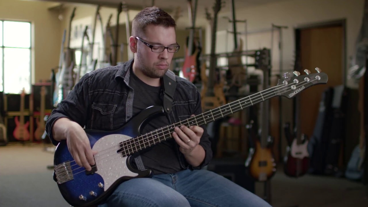 Modulus Graphite Funk Unlimited 4 Blue Flake Burst