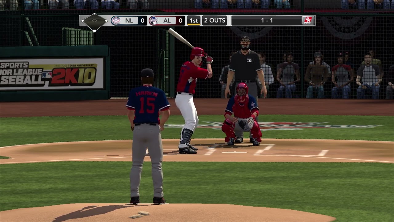 Major League Baseball 2K10 Gameplay - 2010 Major League Baseball All-Star Game